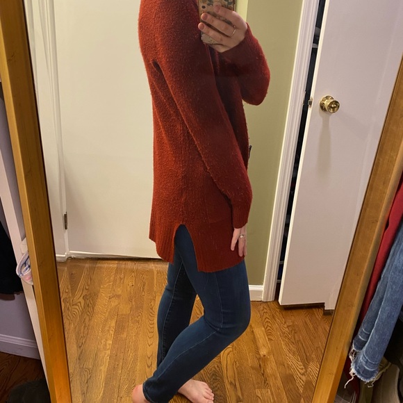 Old Navy Red Long Cardigan XS - Picture 2 of 6